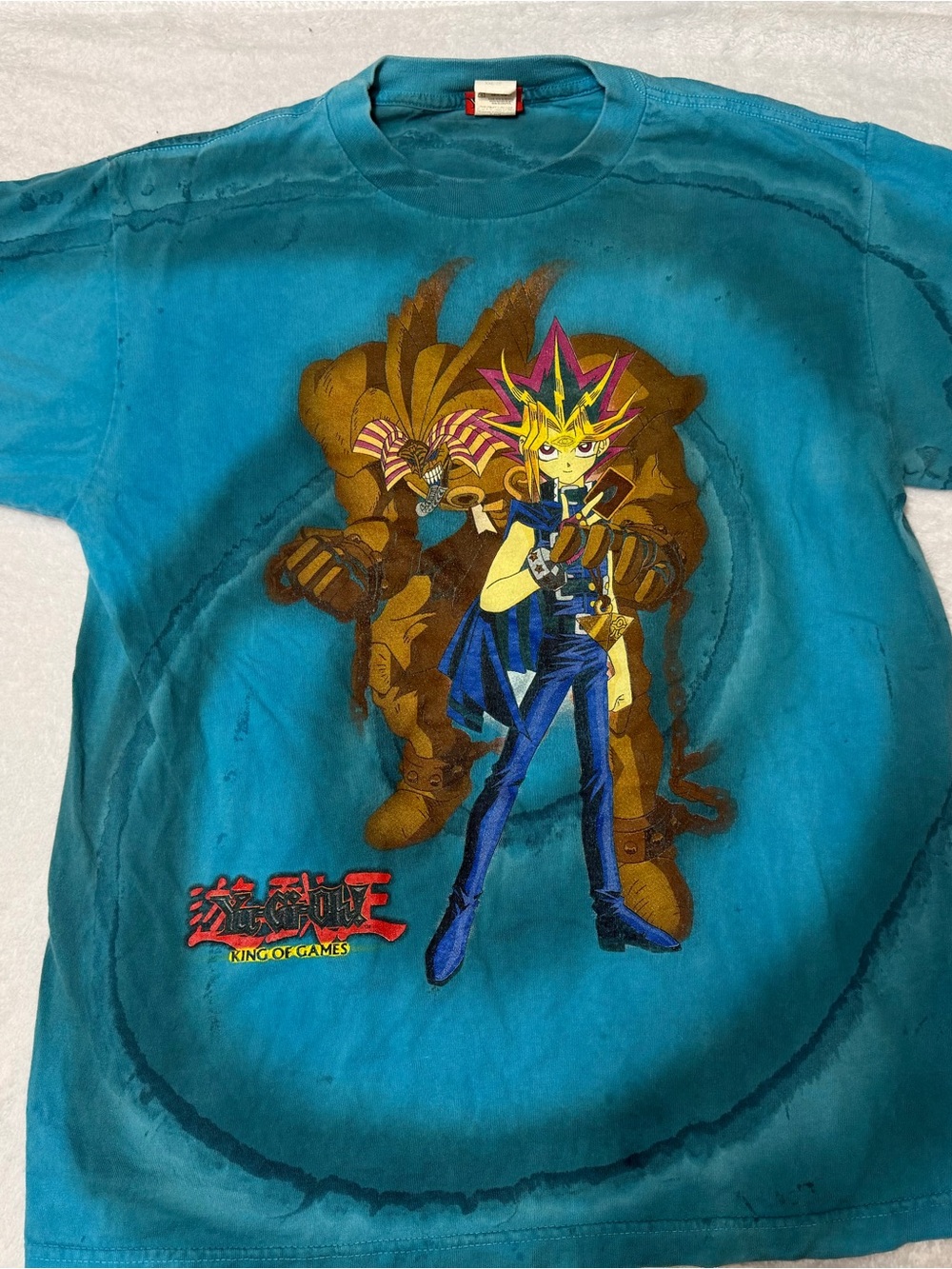 Yu-Gi-Oh! Boys' Teal Short Sleeve Graphic Tee